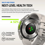 Zeblaze Vibe 8 Robuste Outdoor-Smartwatch mit 1,43-Zoll-Display, 5 ATM &amp; IP69K Wasserdichtigkeit und integrierter Taschenlampe