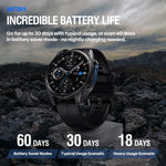 Zeblaze Vibe 8 Robuste Outdoor-Smartwatch mit 1,43-Zoll-Display, 5 ATM &amp; IP69K Wasserdichtigkeit und integrierter Taschenlampe