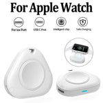 xDfind Tragbares magnetisches kabelloses Ladegerät mit 8 Pins und Typ-C für Apple Watch