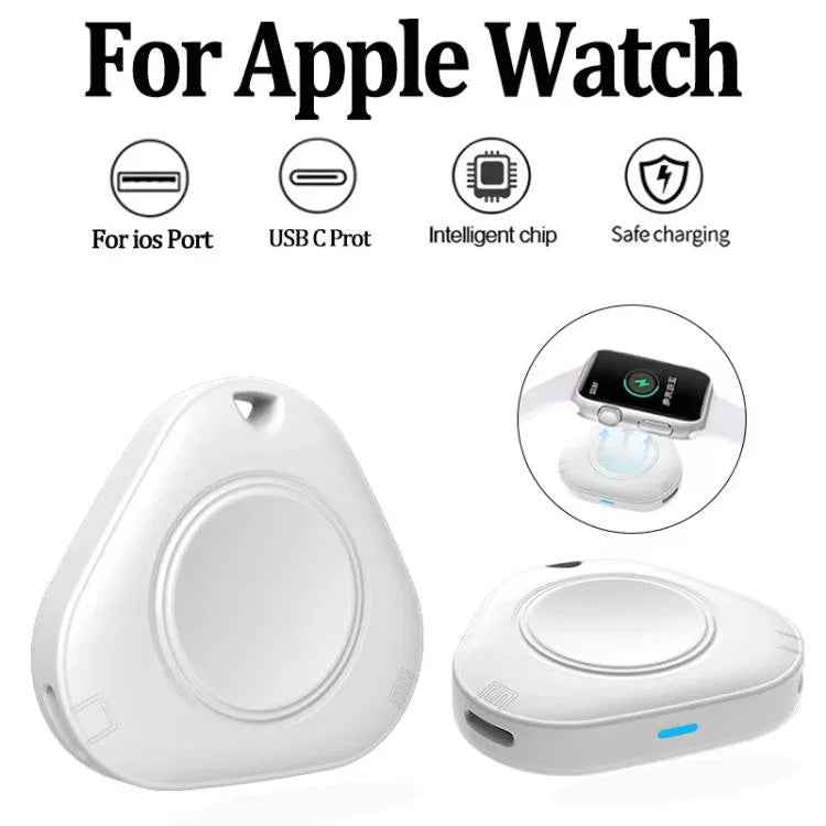 xDfind Tragbares magnetisches kabelloses Ladegerät mit 8 Pins und Typ-C für Apple Watch
