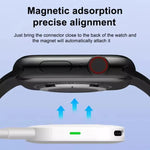 xDfind Tragbares magnetisches kabelloses Ladegerät mit 8 Pins und Typ-C für Apple Watch