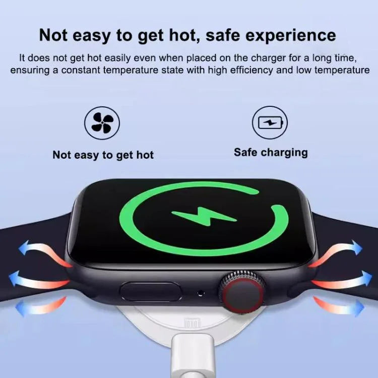 xDfind Tragbares magnetisches kabelloses Ladegerät mit 8 Pins und Typ-C für Apple Watch