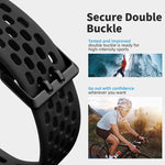 xDfind Hole Style Breathable Silicone Watch Band, For Fitbit Charge 6 / 5