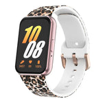 xDfind Silikonarmband mit goldener Schnalle und Aufdruck, für Samsung Galaxy Fit3