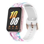 xDfind Silikonarmband mit goldener Schnalle und Aufdruck, für Samsung Galaxy Fit3