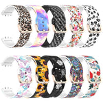 xDfind Silikonarmband mit goldener Schnalle und Aufdruck, für Samsung Galaxy Fit3