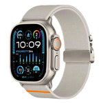 xDfind Stretch-Nylon-Uhrenarmband mit Fallschirmschnalle, passend für Apple Watch 42 / 44 / 45 / 46 / 49 mm, Apple Watch 38 / 40 / 41 / S10 42 mm