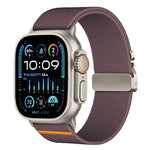xDfind Stretch-Nylon-Uhrenarmband mit Fallschirmschnalle, passend für Apple Watch 42 / 44 / 45 / 46 / 49 mm, Apple Watch 38 / 40 / 41 / S10 42 mm