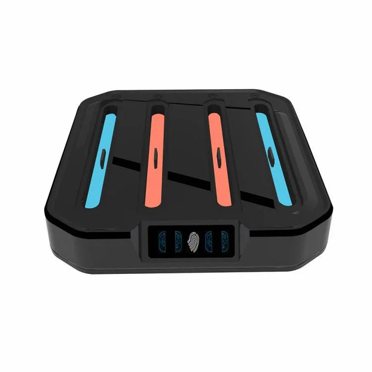 KJH NS2-026 4-in-1 Gamecontroller-Ladestation mit RGB-Licht, KJH-NS2-026
