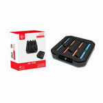 KJH NS2-026 4-in-1 Gamecontroller-Ladestation mit RGB-Licht, KJH-NS2-026