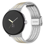 xDfind Sieben-Perlen-Schnalle Edelstahl-Uhrenarmband, Für Google Pixel Watch 4 / Watch 3 45mm, Für Google Pixel Watch 4 / 3 / 2 / 1 41mm