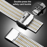 xDfind Seven Beads Buckle Stainless Steel Watch Band, For Samsung Galaxy Watch Ultra / Ultra 2025, For Samsung Galaxy Watch8 / 8 Classic, For Samsung Galaxy Watch 7 / 6 / 5 / FE
