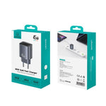USAMS CC323 T66 45W USB-C / Typ-C GaN Schnellladegerät, EU Stecker, CC323