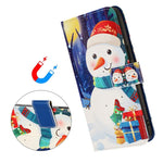 Weihnachtsserie Schnallen-Leder-Handyhülle mit Handschlaufe, Für iPhone 17e / 16e, Für iPhone 17 Pro Max, Für iPhone 17 Pro, Für iPhone 17, Für iPhone Air, Für iPhone 16 Pro Max, Für iPhone 16 Pro, Für iPhone 16 Plus
