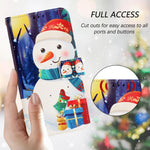 Weihnachtsserie Schnallen-Leder-Handyhülle mit Handschlaufe, Für iPhone 17e / 16e, Für iPhone 17 Pro Max, Für iPhone 17 Pro, Für iPhone 17, Für iPhone Air, Für iPhone 16 Pro Max, Für iPhone 16 Pro, Für iPhone 16 Plus