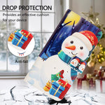Weihnachtsserie Schnallen-Leder-Handyhülle mit Handschlaufe, Für iPhone 17e / 16e, Für iPhone 17 Pro Max, Für iPhone 17 Pro, Für iPhone 17, Für iPhone Air, Für iPhone 16 Pro Max, Für iPhone 16 Pro, Für iPhone 16 Plus
