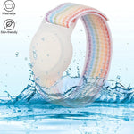 xDfind Nylon-Schlaufen-Uhrenarmband Stil Anti-Verlust Tracker Schutzcover, Für AirTag 2. Gen / AirTag 1. Gen
