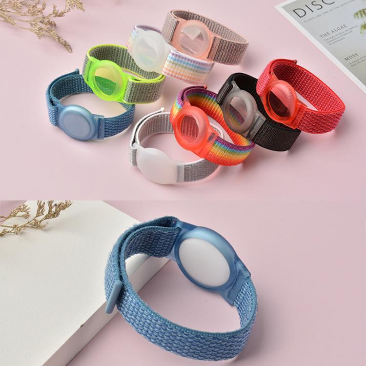 xDfind Nylon-Schlaufen-Uhrenarmband Stil Anti-Verlust Tracker Schutzcover, Für AirTag 2. Gen / AirTag 1. Gen
