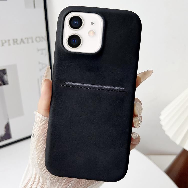 Hautgefühl Schafsleder Kartenfach Handyhülle, Für iPhone 12 / 12 Pro, Für iPhone 12 Pro Max