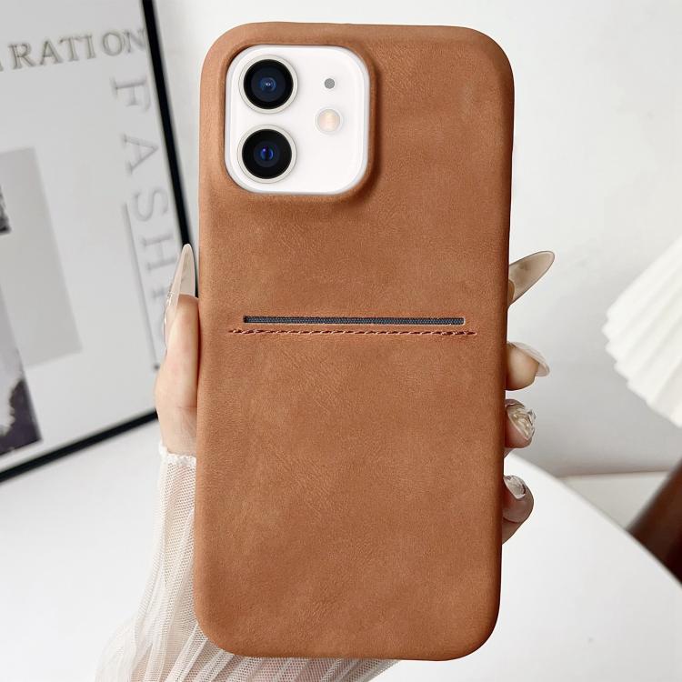 Hautgefühl Schafsleder Kartenfach Handyhülle, Für iPhone 12 / 12 Pro, Für iPhone 12 Pro Max