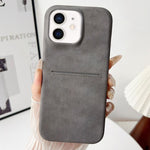 Hautgefühl Schafsleder Kartenfach Handyhülle, Für iPhone 12 / 12 Pro, Für iPhone 12 Pro Max