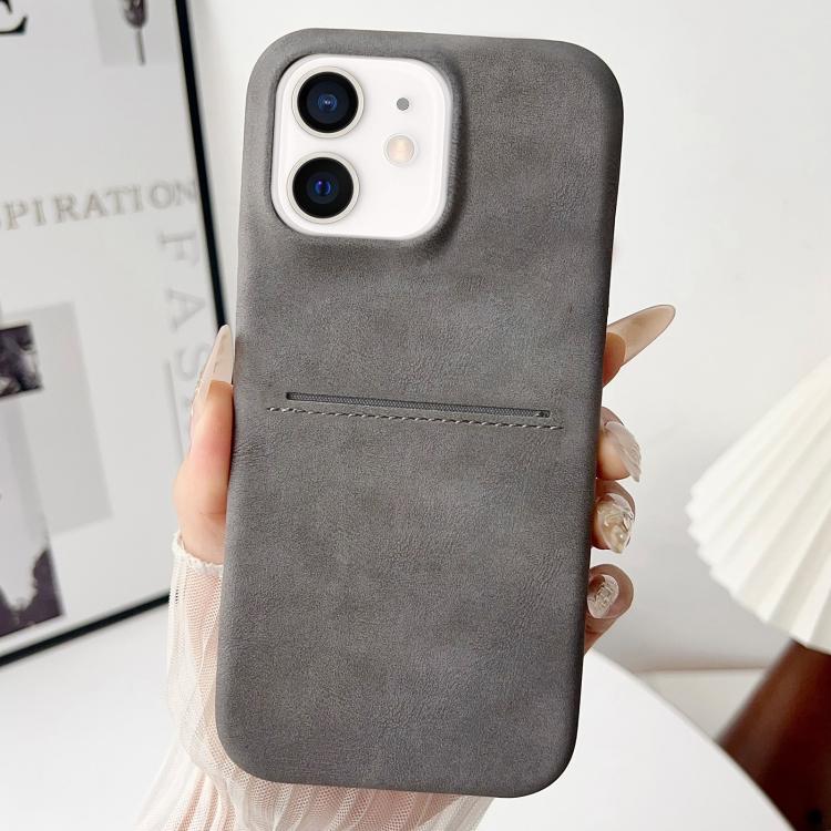 Hautgefühl Schafsleder Kartenfach Handyhülle, Für iPhone 12 / 12 Pro, Für iPhone 12 Pro Max