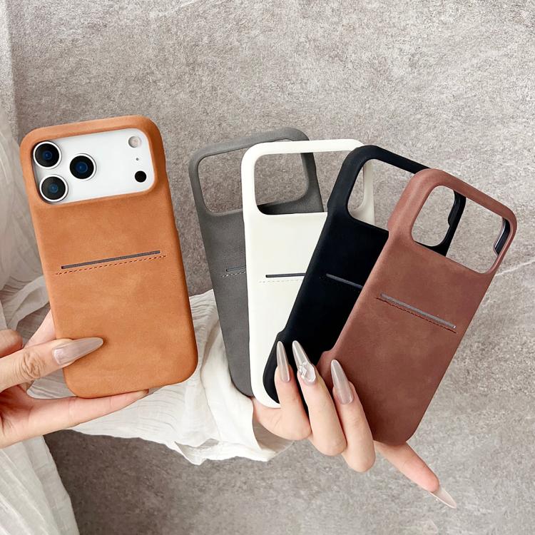 Hautgefühl Schafsleder Kartenfach Handyhülle, Für iPhone 12 / 12 Pro, Für iPhone 12 Pro Max