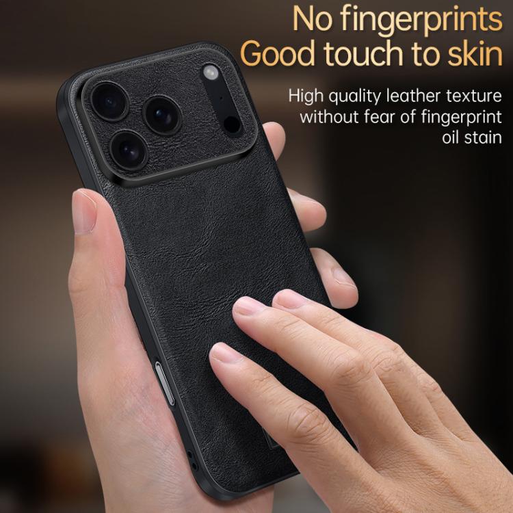 SULADA Shockproof TPU Hybrid Handmade Leather Phone Case, For iPhone 17 Pro Max, For iPhone 17 Pro, For iPhone 17, For iPhone Air