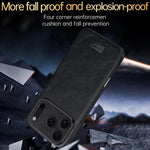 SULADA Shockproof TPU Hybrid Handmade Leather Phone Case, For iPhone 17 Pro Max, For iPhone 17 Pro, For iPhone 17, For iPhone Air