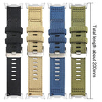 xDfind Zweiteiliges Nylon-Uhrenarmband, für Samsung Galaxy Watch Ultra / Ultra 2025, Samsung Galaxy Watch 8 / 8 Classic, Samsung Galaxy Watch 7 / 6 / 5 / FE