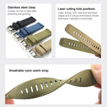 xDfind Zweiteiliges Nylon-Uhrenarmband, für Samsung Galaxy Watch Ultra / Ultra 2025, Samsung Galaxy Watch 8 / 8 Classic, Samsung Galaxy Watch 7 / 6 / 5 / FE