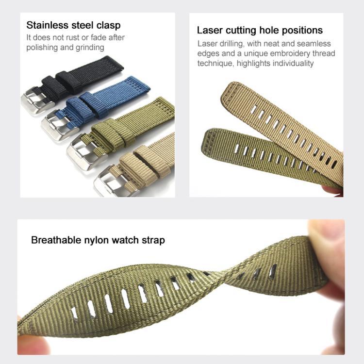 xDfind Zweiteiliges Nylon-Uhrenarmband, für Samsung Galaxy Watch Ultra / Ultra 2025, Samsung Galaxy Watch 8 / 8 Classic, Samsung Galaxy Watch 7 / 6 / 5 / FE