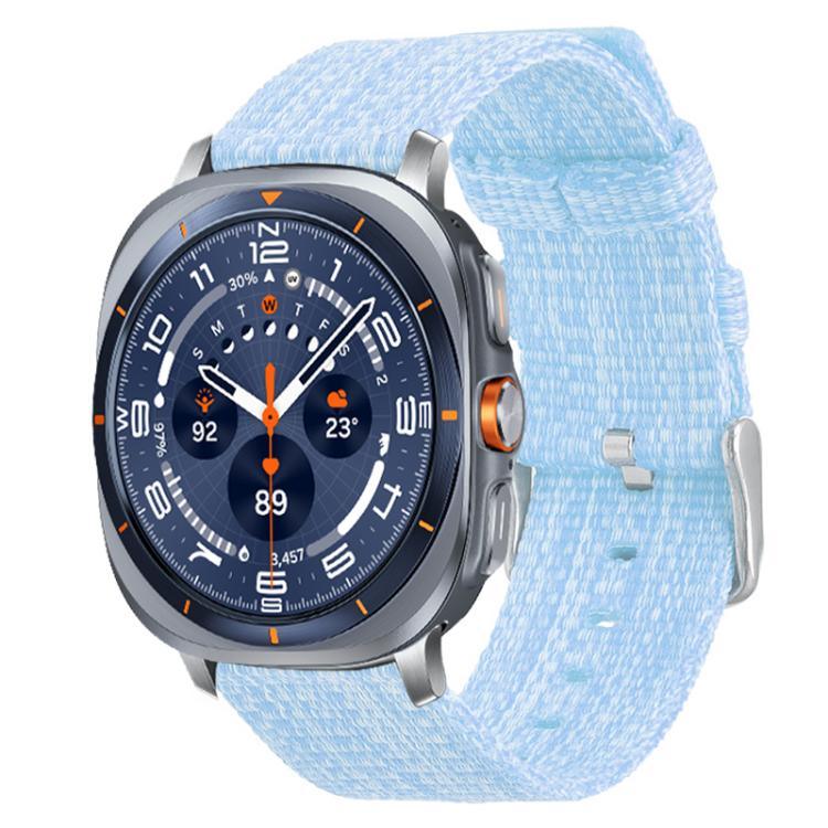 xDfind Nylon Canvas Watch Band, For Samsung Galaxy Watch Ultra / Ultra 2025, For Samsung Galaxy Watch8 / 8 Classic, For Samsung Galaxy Watch 7 / 6 / 5 / FE, For Samsung Galaxy Fit3