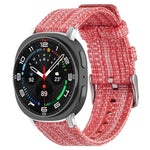 xDfind Nylon Canvas Watch Band, For Samsung Galaxy Watch Ultra / Ultra 2025, For Samsung Galaxy Watch8 / 8 Classic, For Samsung Galaxy Watch 7 / 6 / 5 / FE, For Samsung Galaxy Fit3