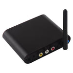 Measy AV240 2,4 GHz Drahtloser Audio-/Video-Sender und -Empfänger mit Infrarot-Rückführungsfunktion, Reichweite: 400 m, AV240 Schwarz