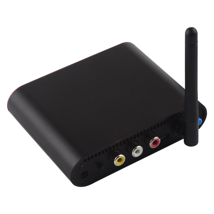 Measy AV240 2,4 GHz Drahtloser Audio-/Video-Sender und -Empfänger mit Infrarot-Rückführungsfunktion, Reichweite: 400 m, AV240 Schwarz