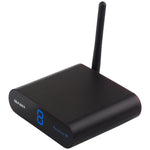 Measy AV540 5.8GHz Kabelloser Audio-/Video-Transmitter und -Receiver mit Infrarot-Rückführfunktion, Reichweite: 400m, AV540 Schwarz