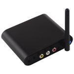 Measy AV540 5.8GHz Kabelloser Audio-/Video-Transmitter und -Receiver mit Infrarot-Rückführfunktion, Reichweite: 400m, AV540 Schwarz