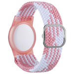xDfind Verstellbares Nylon-Geflochtenes Uhrenarmband Stil Anti-Verlust Tracker Schutzcover, Für AirTag 2. Gen / AirTag 1. Gen