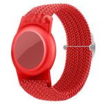 xDfind Verstellbares Nylon-Geflochtenes Uhrenarmband Stil Anti-Verlust Tracker Schutzcover, Für AirTag 2. Gen / AirTag 1. Gen