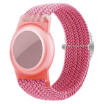 xDfind Verstellbares Nylon-Geflochtenes Uhrenarmband Stil Anti-Verlust Tracker Schutzcover, Für AirTag 2. Gen / AirTag 1. Gen