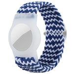 xDfind Verstellbares Nylon-Geflochtenes Uhrenarmband Stil Anti-Verlust Tracker Schutzcover, Für AirTag 2. Gen / AirTag 1. Gen
