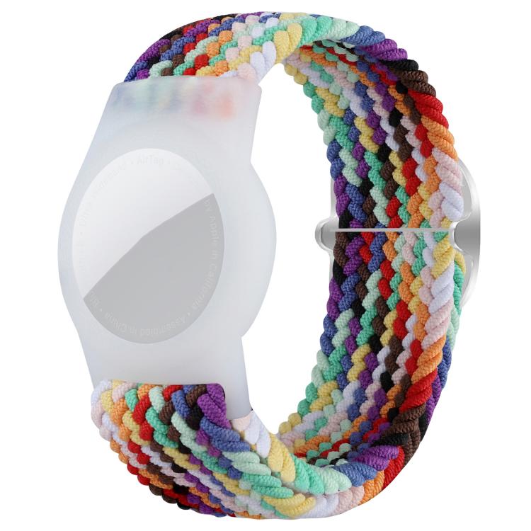 xDfind Verstellbares Nylon-Geflochtenes Uhrenarmband Stil Anti-Verlust Tracker Schutzcover, Für AirTag 2. Gen / AirTag 1. Gen