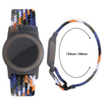 xDfind Verstellbares Nylon-Geflochtenes Uhrenarmband Stil Anti-Verlust Tracker Schutzcover, Für AirTag 2. Gen / AirTag 1. Gen