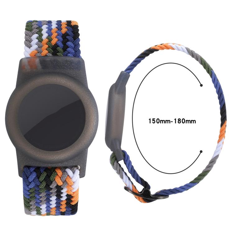 xDfind Verstellbares Nylon-Geflochtenes Uhrenarmband Stil Anti-Verlust Tracker Schutzcover, Für AirTag 2. Gen / AirTag 1. Gen