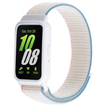 xDfind Uhrengehäuse mit integriertem Nylon-Klettverschluss, Uhrenarmband für Samsung Galaxy Fit 3