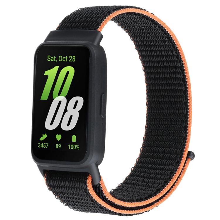 xDfind Uhrengehäuse mit integriertem Nylon-Klettverschluss, Uhrenarmband für Samsung Galaxy Fit 3