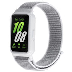 xDfind Uhrengehäuse mit integriertem Nylon-Klettverschluss, Uhrenarmband für Samsung Galaxy Fit 3