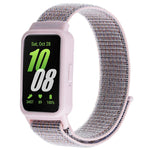xDfind Uhrengehäuse mit integriertem Nylon-Klettverschluss, Uhrenarmband für Samsung Galaxy Fit 3