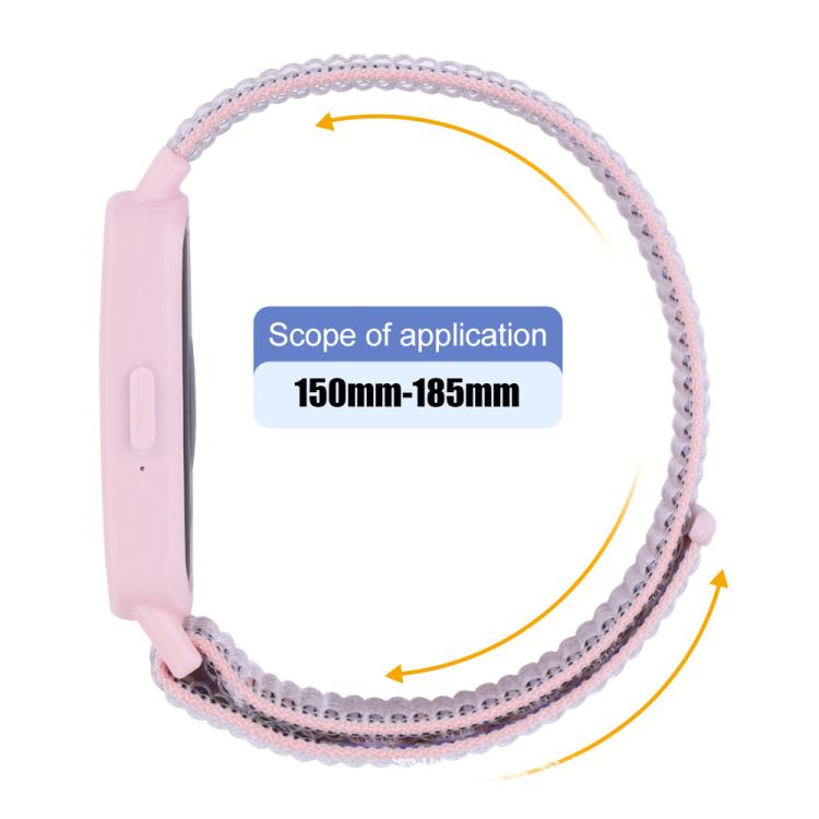 xDfind Uhrengehäuse mit integriertem Nylon-Klettverschluss, Uhrenarmband für Samsung Galaxy Fit 3
